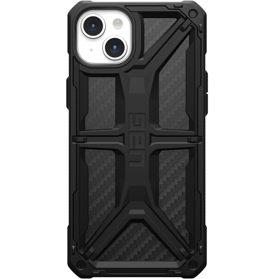 чохол Urban Armor Gear для iPhone 15 Plus, Monarch, carbon чорний