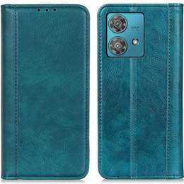 Чехол до Motorola Moto G84 5G, Wallet Litchi Leather, зелёный