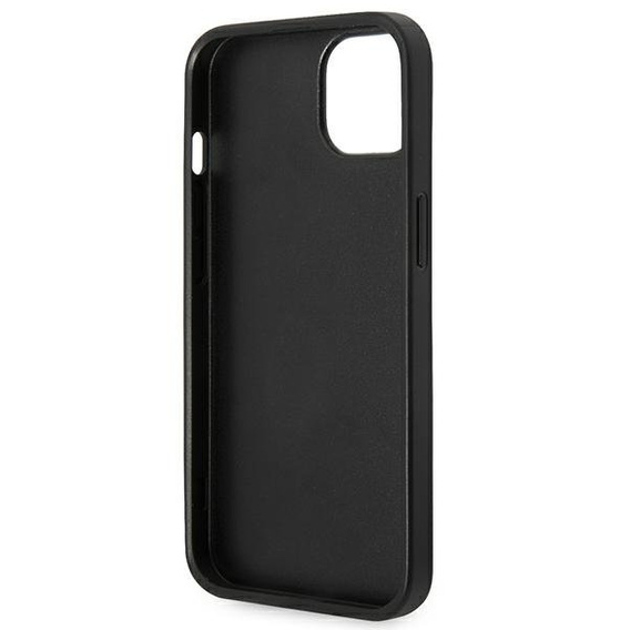 Чoхол Karl Lagerfeld до iPhone 14 Plus, Saffiano Choupette Head Patch, сріблястий