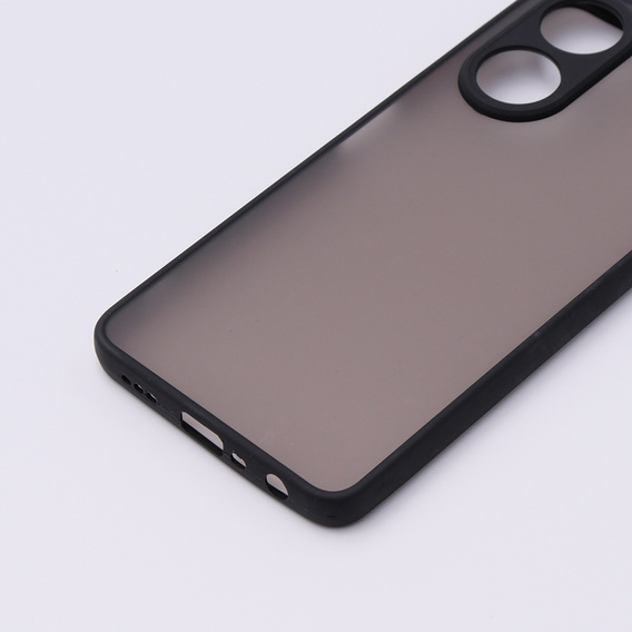 Тонкий чохол до Oppo A78 5G, Slim, прозорий / чорний
