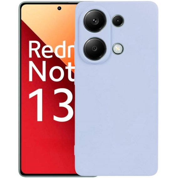 Чехол до Xiaomi Redmi Note 13 Pro 4G, Silicone Lite, фиолетовый