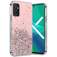 Чехол до Samsung Galaxy M52 5G, Glittery, розовый