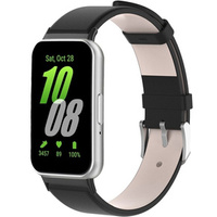 Кожаный ремешок для Samsung Galaxy Fit 3, черный