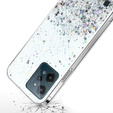 Чехол до Realme C31, Glittery, прозрачный