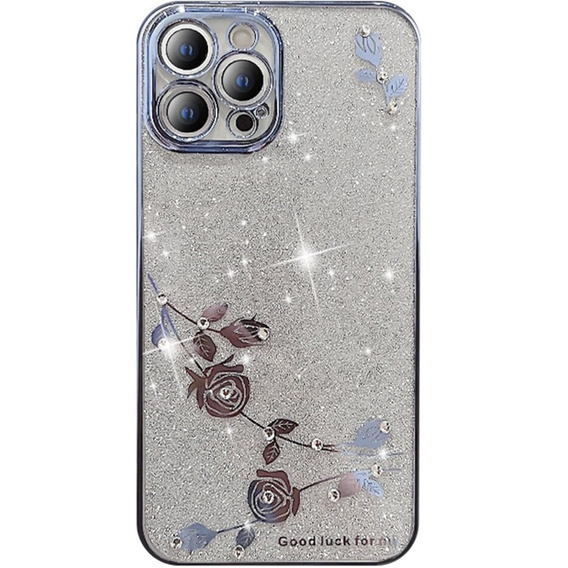 Чохол для iPhone 13 Pro, Glitter Flower, м'яти