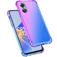 Чохол для Oppo A17, Gradient Dropproof, Фіолетовий / синій