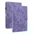 Чехол до Samsung Galaxy Tab S9, Wallet Pen Slot, фиолетовый