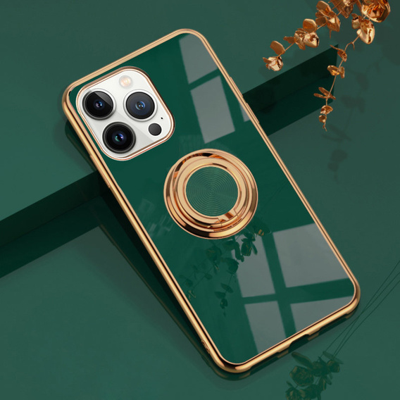 Чехол до iPhone 13 Pro, Electro Ring, зелёный