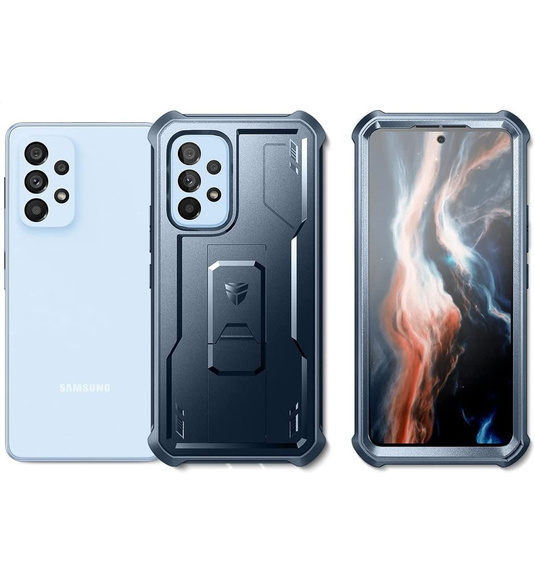 Броньований чохол для Samsung Galaxy A53 5G, Dexnor Full Body, темно-синій
