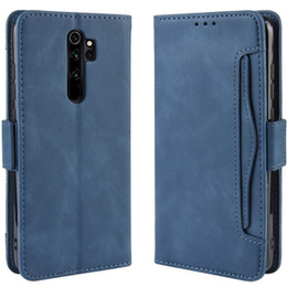 Откидной чехол для Xiaomi Redmi Note 8 Pro, Card Slot, темно-синий