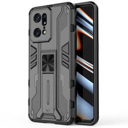 Чехол до Oppo Find X5 Pro, Military kickstand, чёрный