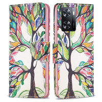 Чохол-книжка для OPPO A57 / A57s, Wallet, tree of life, білий