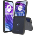 Чoхол до Motorola Razr 50 Ultra, Fusion Hybrid, прозорий / чорний