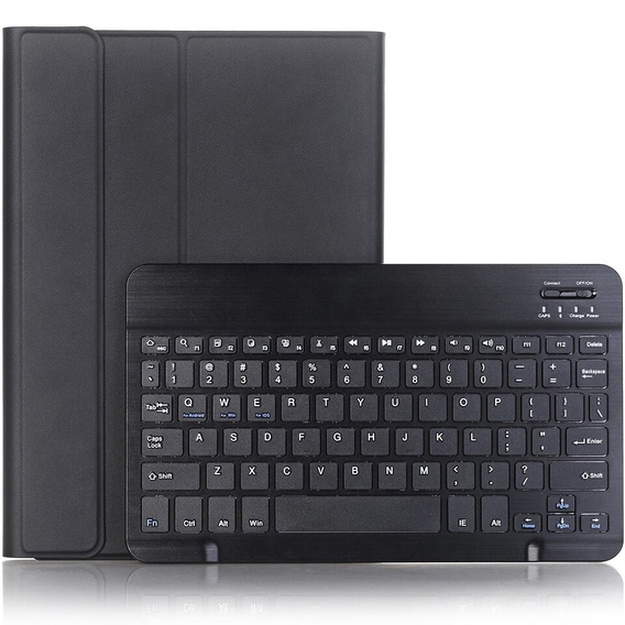 Чехол + клавиатура Samsung Galaxy Tab S9, Leather Pen Slot, чёрный