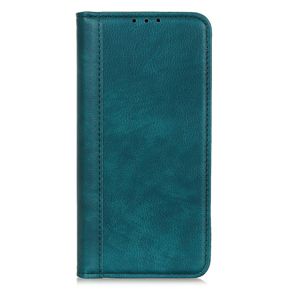 Чехол до Samsung Galaxy A56, Wallet Litchi Leather, зелёный