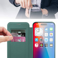 Чохол-книжка для iPhone 16, RFID Wallet MagSafe CamShield, зелений