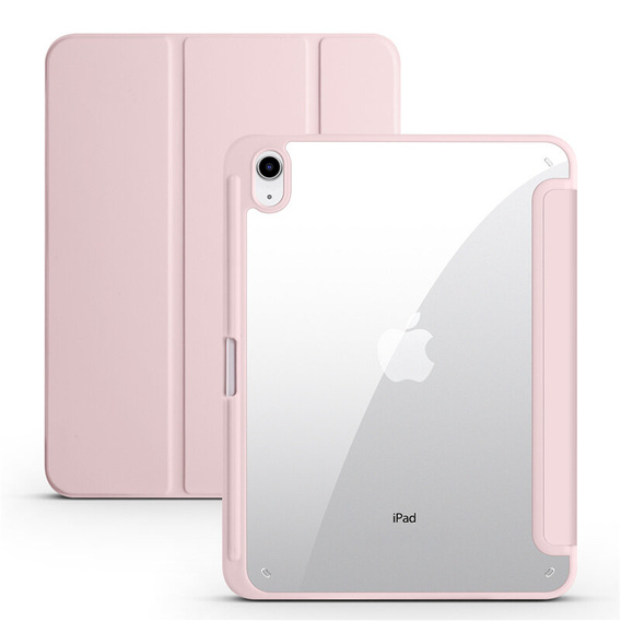 Чохол для iPad 10.9 2022 10 Gen, Smartcase Hybrid, з місцем для стилуса, рожевий