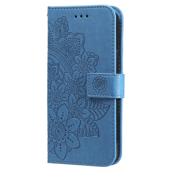 Откидной чехол для Samsung Galaxy M15 5G, Mandala, синий