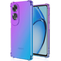 Чехол для Oppo A60, Gradient Dropproof, Фиолетовый / синий