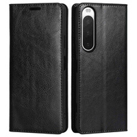 Чохол-книжка для Sony Xperia 10 IV, Split Leather Wallet, чорний