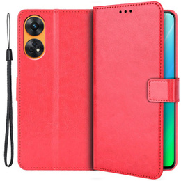 Чохол-книжка для Oppo Reno8 T, Wallet, червоний