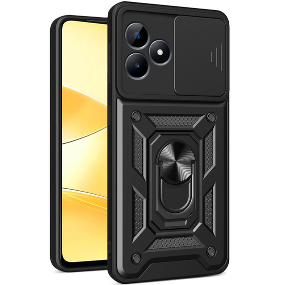 Чехол NOX Camera Slide Realme C51, CamShield Slide, чёрный