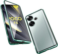 Чохол для Xiaomi Poco F6, Frame Case, зелений