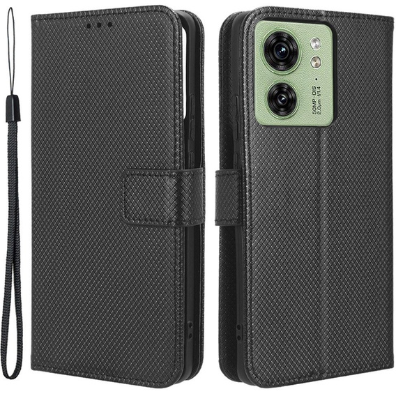Откидной чехол для Motorola Edge 40 5G, Wallet Smart Magnet, чёрный