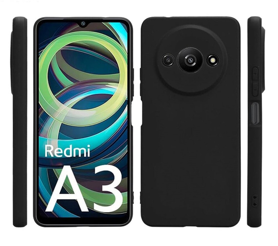 Тонкий чохол до Xiaomi Redmi A3, Slim, чорний