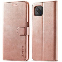 Чохол-книжка для Oppo Reno 4 Z 5G, LC.IMEEKE, рожевий rose gold