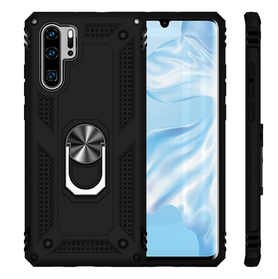 Броньований Чoхол до Huawei P30 Pro, Nox Case Ring, чорний