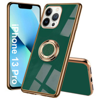 Чехол до iPhone 13 Pro, Electro Ring, зелёный