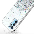 Чехол до OPPO Reno 6 5G, Glittery, прозрачный