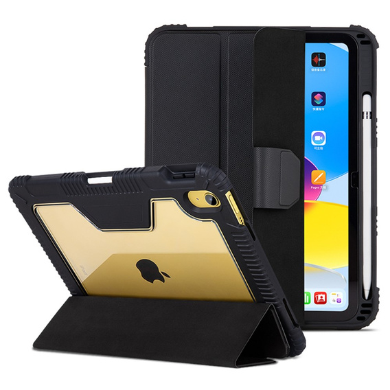 Чехол до iPad 10.9 2022 10 Gen, Armor Smartcase, чёрный