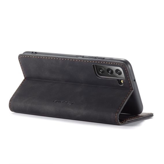 Чохол-сумка для Samsung Galaxy S22 5G, Leather Wallet Case, чорний