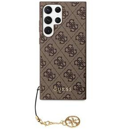 Чехол GUESS до Samsung Galaxy S24 Ultra, 4G Charms Collection Hardcase, коричневый