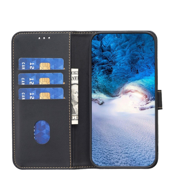 Откидной чехол для Xiaomi Redmi Note 13 Pro 5G, BINFEN Wallet, чёрный