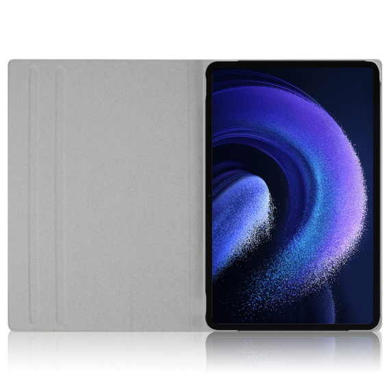 Чехол для Xiaomi Pad 6 с держателем для стилуса, вращающийся на 360°, серый