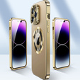 Чохол для iPhone 12 Pro, Dual Glass, для Magsafe, золотий