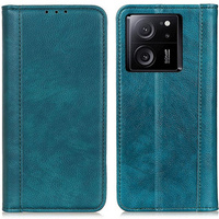 Чoхол до Xiaomi 13T / 13T Pro, Wallet Litchi Leather, зелений