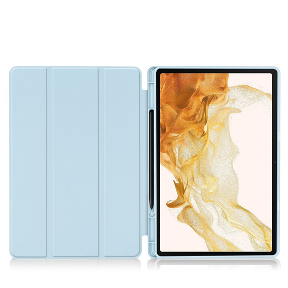 Чехол для Samsung Galaxy Tab S10+ Plus, Smartcase с местом для стилуса, синий