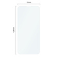 2x Закаленное стекло для iPhone 13 Mini, ERBORD 9H Hard Glass на экране