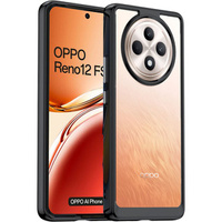 Чехол до Oppo Reno 12FS / 12F, Fusion Hybrid, прозрачный / черный