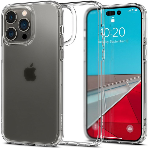 Чехол Spigen до iPhone 14 Pro, Ultra Hybrid, Мэтт прозрачный