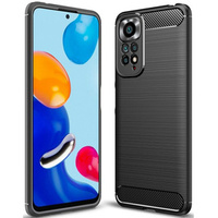 Чoхол до Xiaomi Redmi Note 11 / 11S, Carbon, чорний