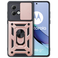 Чохол NOX Camera Slide Motorola Moto G84 5G, CamShield Slide, рожевий rose gold