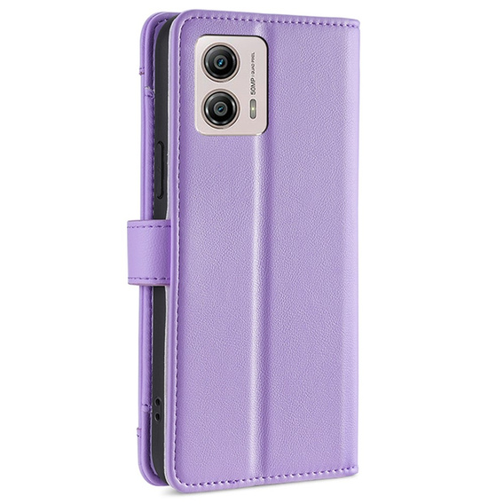 Откидной чехол для Motorola Moto G53 5G/ G23 4G/ G13 4G, Wallet Zipper Pocket, чёрный