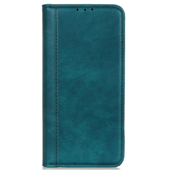 Чoхол до Samsung Galaxy S23 FE, Wallet Litchi Leather, зелений