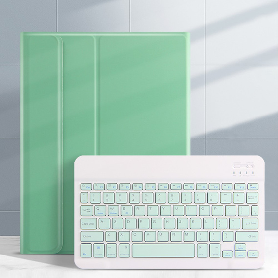 Чехол + клавиатура iPad 10.2 7/8/9 gen 2019/2020/2021, Keyboard Cover Pen Slot, зелёный