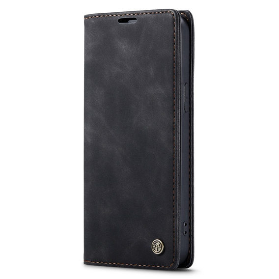 Чехол CASEME для iPhone 14, Leather Wallet Case, чёрный